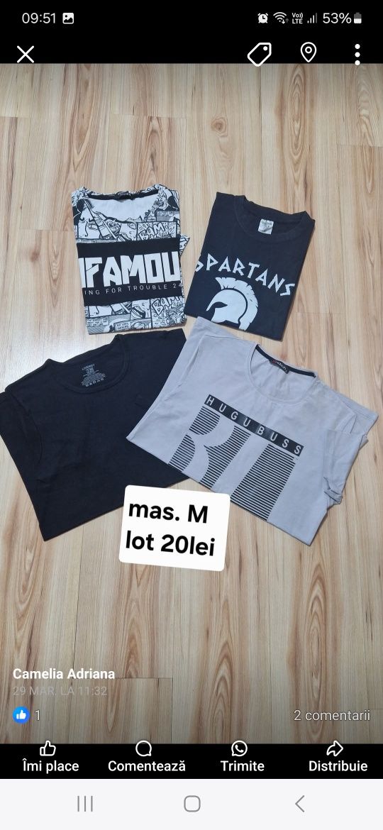Lot haine bărbați mas. M