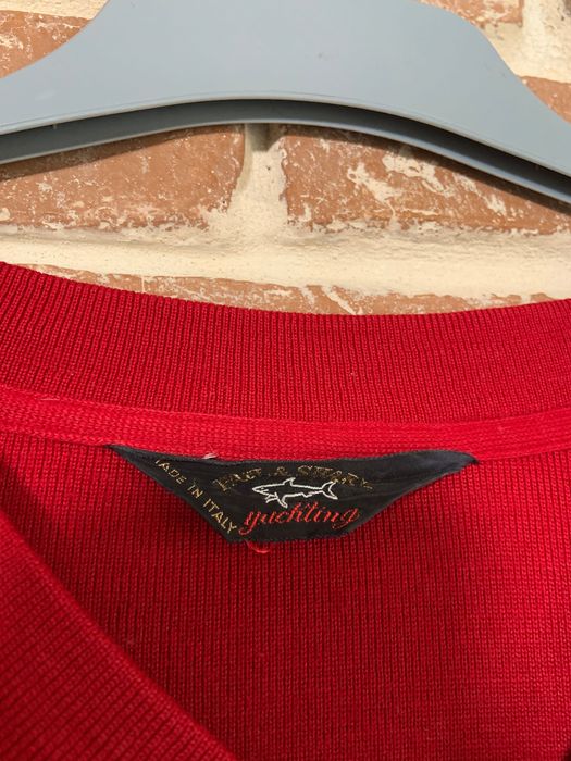 Pulover Paul & Shark Made in Italy 4XL rosu