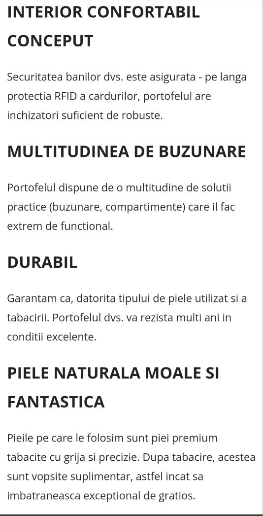 Portofel piele naturala Zagatto, barbati