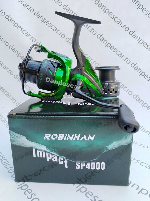 Mulineta Feeder Robinhan IMPACT SP4000 tambur long cast 10 rulmenti