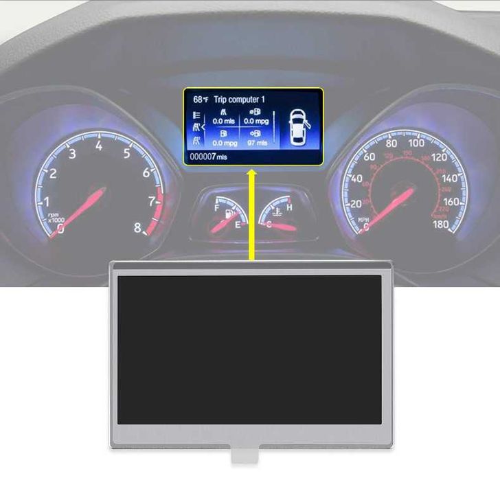 Display/Ecran LCD pentru Ford Escape Focus RGB LQ042T5DZ11