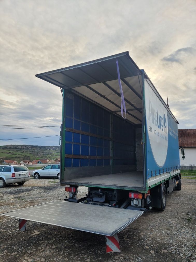 Camion MAN TGM 15.290 - Box Prelata cu lift hidraulic