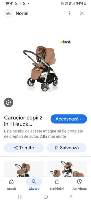 Carut copii hauck lacross 2 in1