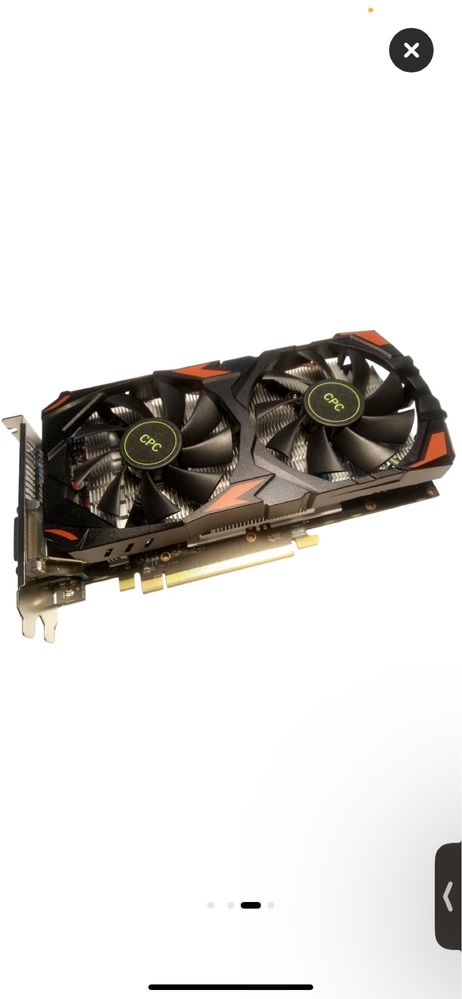 Placa video RX 580 2048SP 8GB GDDR5 256 BIT DVI-D HDMI DP 1 x 6 pini