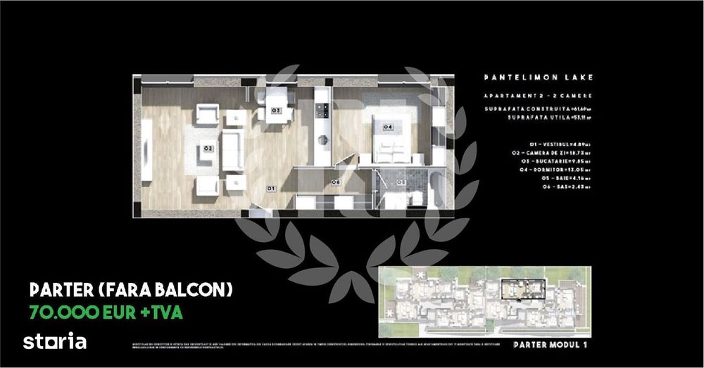 Apartament 2 Camere Bloc Finalizat