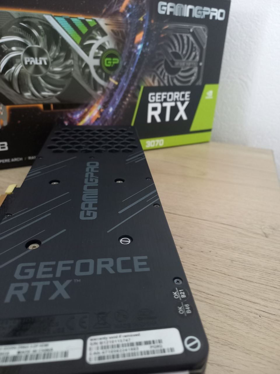 RTX3070 Palit GamingPro 8G