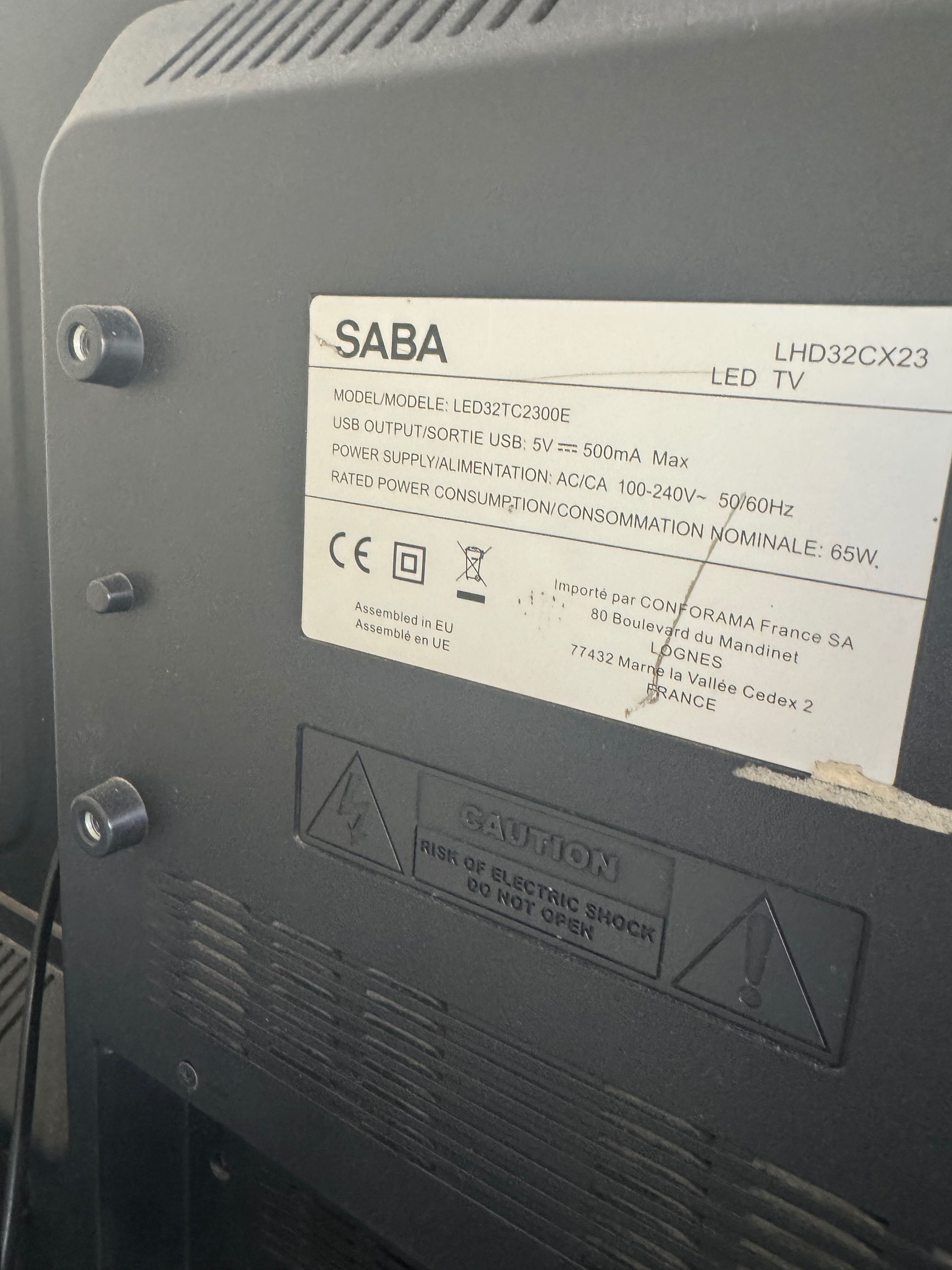 Телевизор LED 32” Saba