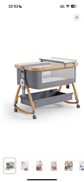 Кроватка колыбель 2в1 для новорождённого, отличное состояни