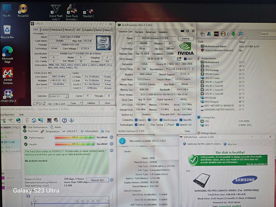 Unitate PC Gaming i7 6700K 4.2Ghz/16GB DDR4/GTX970 4GB/SSD/HDD 1TB GTA