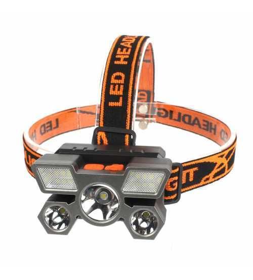 Lanterna Cap 3 In 1, Indicator Incarcare, Miniusb