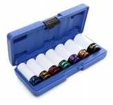 Set 7 tubulare lungi impact jante aliaj protectie 17-27mm (TA1252)