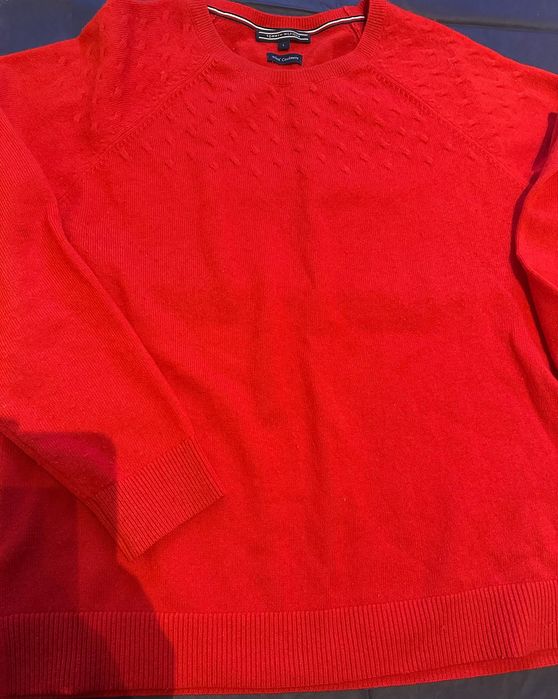 Pulover Tommy Hilfiger lana/casmir super moale , M-L