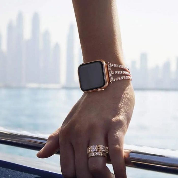 Стоманена каишка с кристали за Samsung | Huawei | Garmin | Amazfit