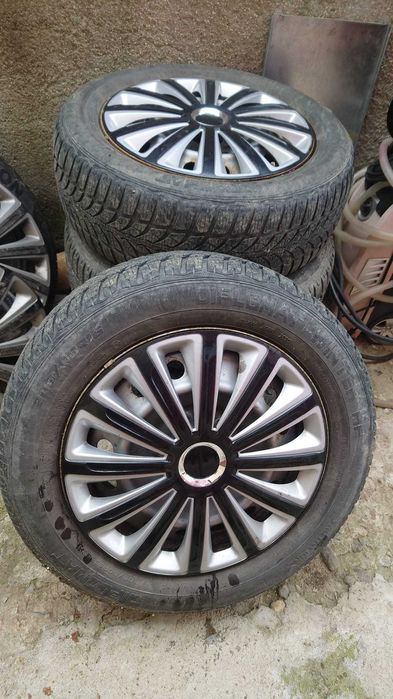 anvelope iarna 205 60 r16 cu jante  5x114.3