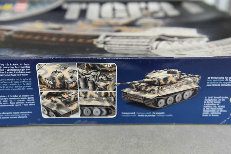 Macheta tanc Tiger I Revell 75 aniversary scara 1:35 kit complet