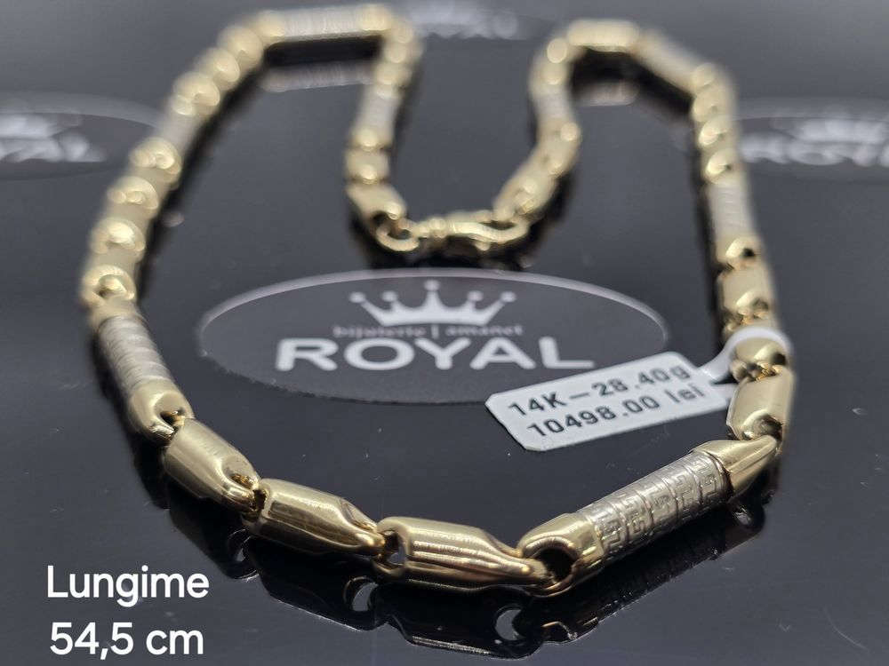 Bijuteria Royal: Lant aur 14k/28.40 gr