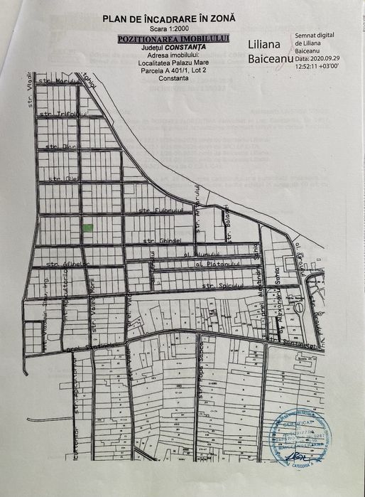 Teren 500 mp in Palazu Mare, judetul Constanta, direct proprietar