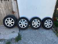 Jante opel R15 4x100 cu anvelope 195/65/r15 iarna Michelin