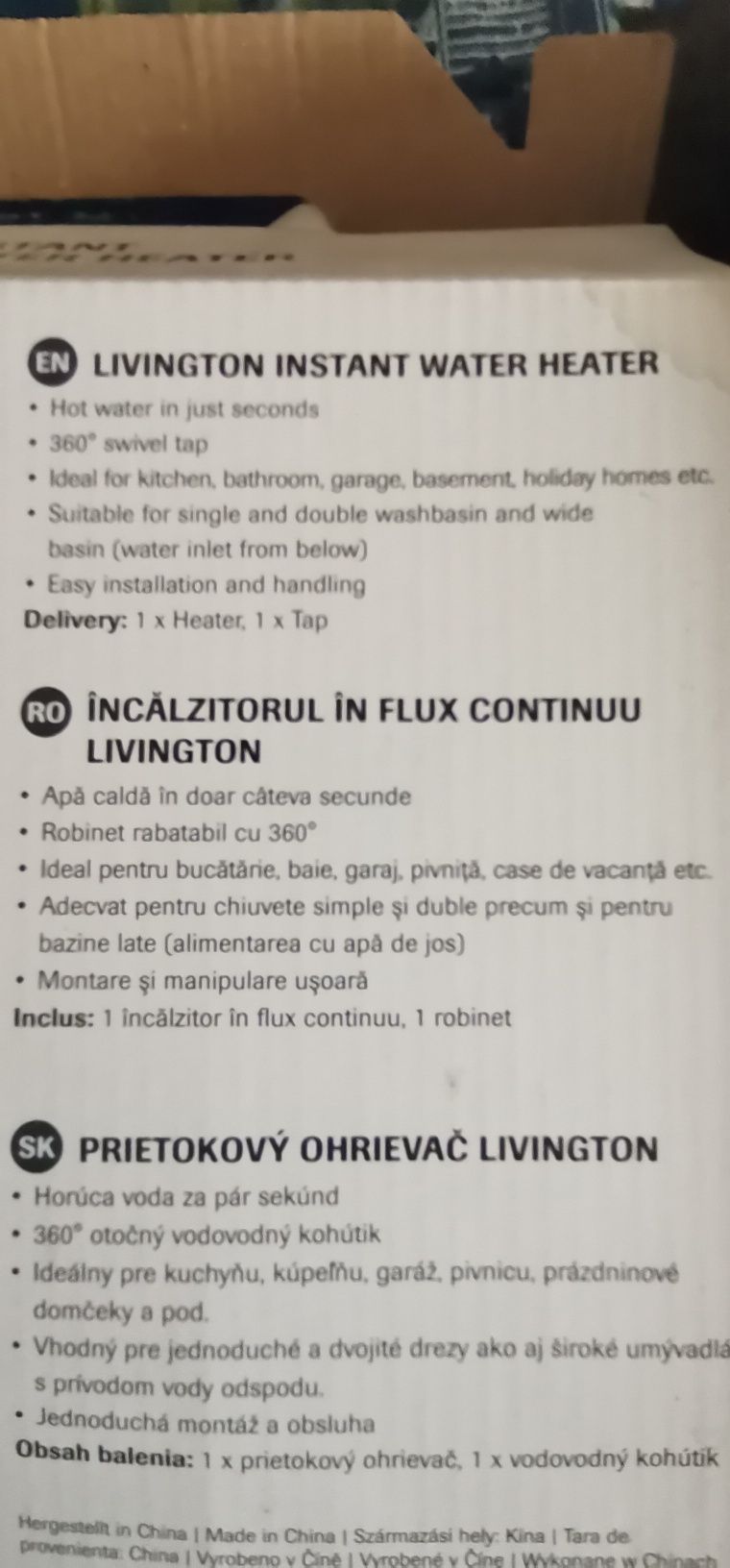 NOI!! Robinete electrice Livington