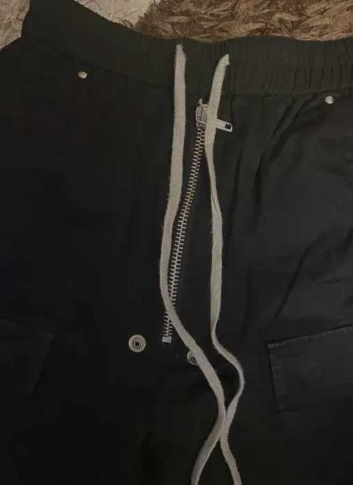 Jeans Rick Owens Baggy Bela Cargos Negri Marime M