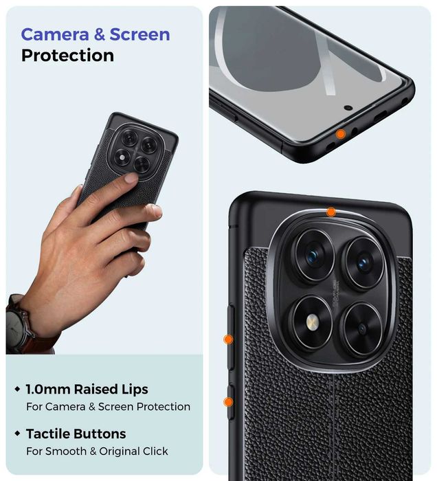 Husa Antisoc model tip Piele Xiaomi Redmi Note 14 Pro, Note 14 Pro+ 5G