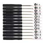 Set 12 surubelnite Torx Hex T2 T3 T4 T5 T6 iPhone, Macbook, ochelari