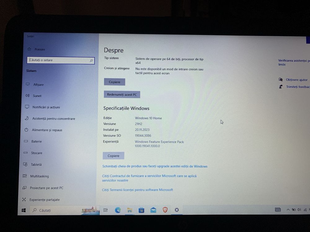 Vand Leptop HP 250 G4 Notebook PC sau pentru cine vrea sa l repare