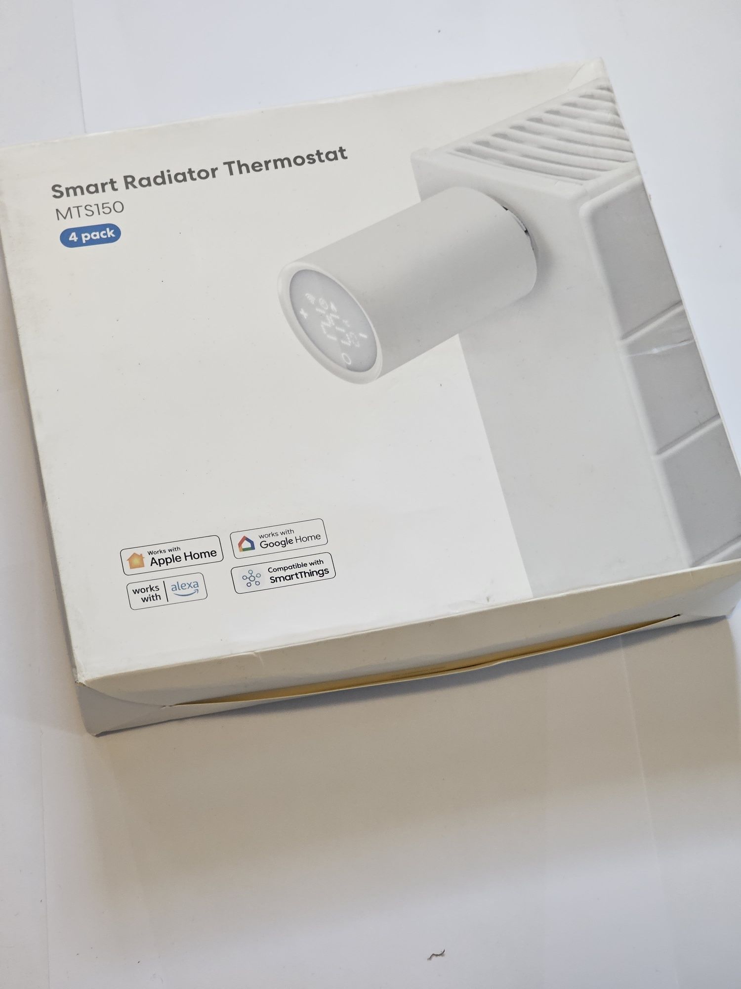 Cap termostatic (4pack) inteligent pentru calorifer Meross MTS150, Con