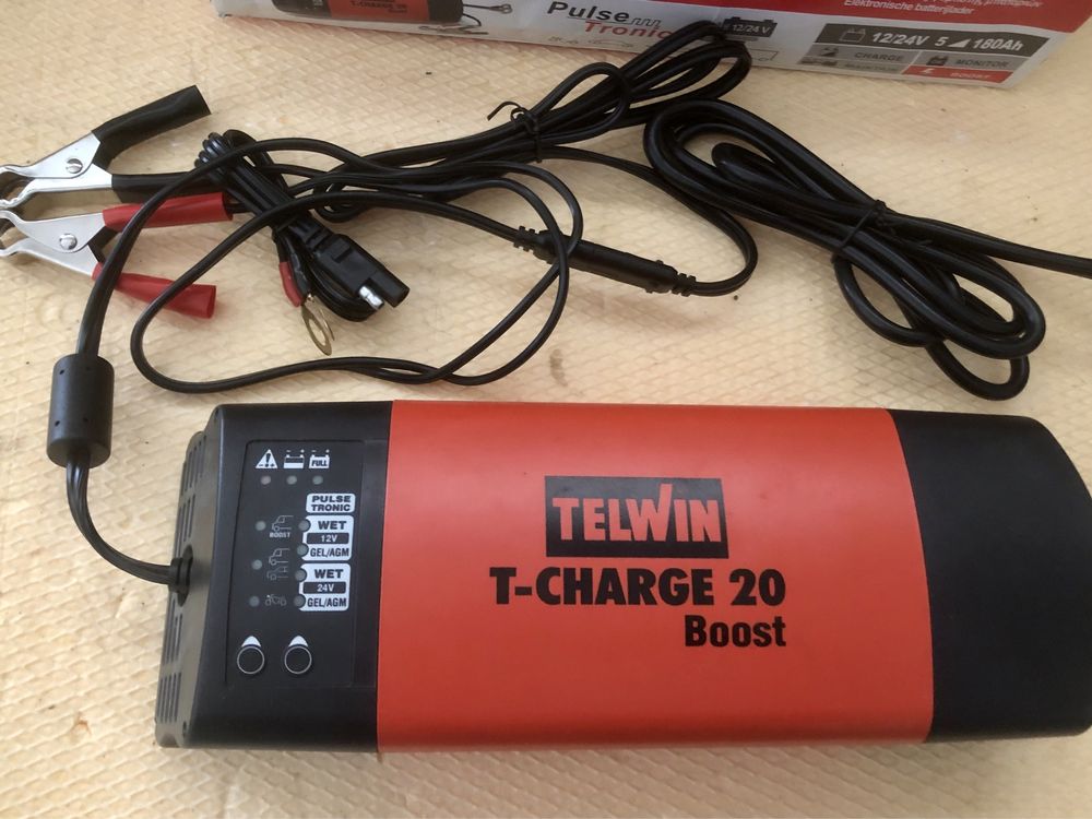 Telwin T-Charge 20 Boost redresor baterii auto 12/24v