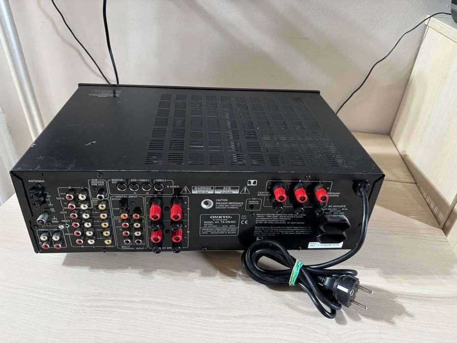 Audio Video Receiver 5+1 Onkyo TX-DS494 Amplificator 55W Radio RDS