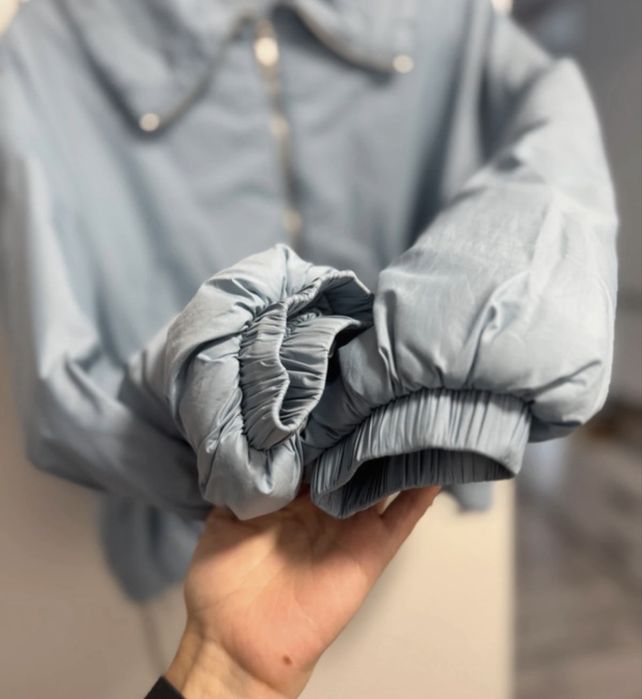 Geacă Oysho bleu pastel – mărimea S