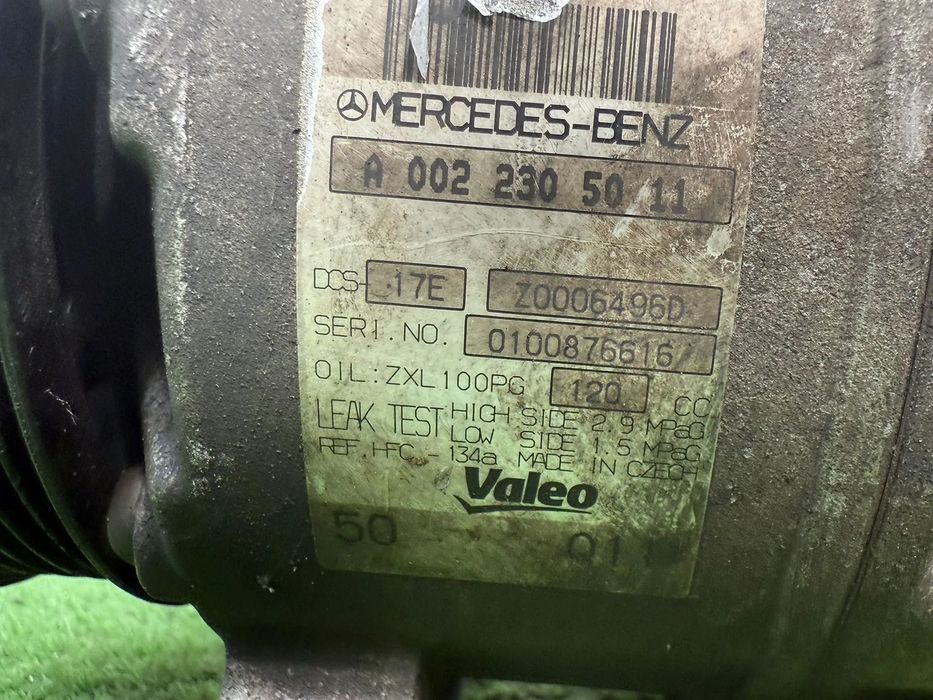 COMPRESOR AC MERCEDES BENZ C250 W204 C-Class 2011 2.1 DIESEL Limuzină (Sedan) COD OEM A0022305011 2007-2015