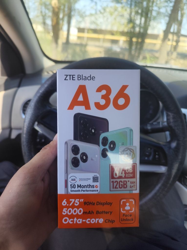 Срочно продам смартфон  ZTE blade  а36