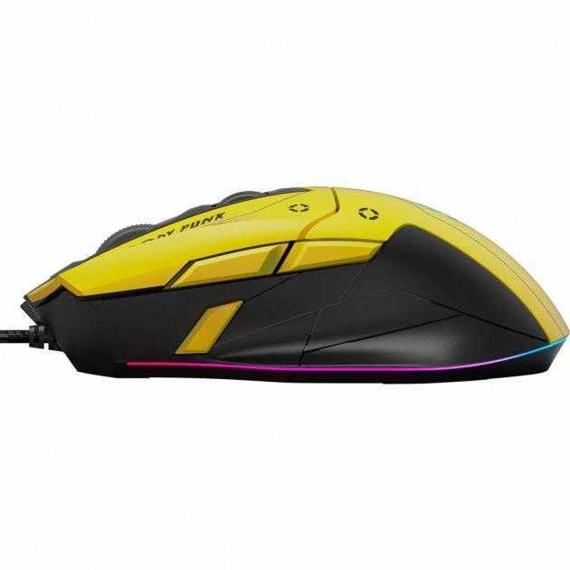 Проводная игровая мышь Bloody W70MAX CYBER PUNK YELLOW Gaminig Mouse