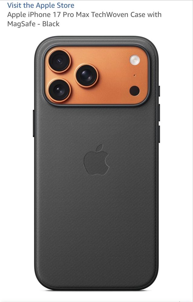 Чехол для iPhone 17 Pro Max TechWoven(Оригинал из Apple Store)