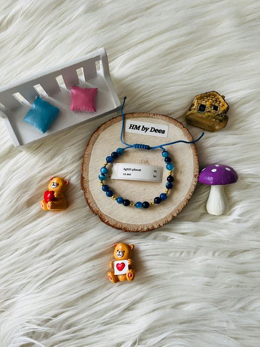 Bratari cu bile de argint