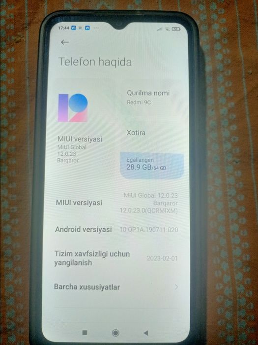 Redmi 9c 64Gb 3,00 RAM