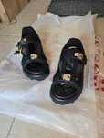 Luxury Dolce Gabbana Open-Toe Leather Sandals
