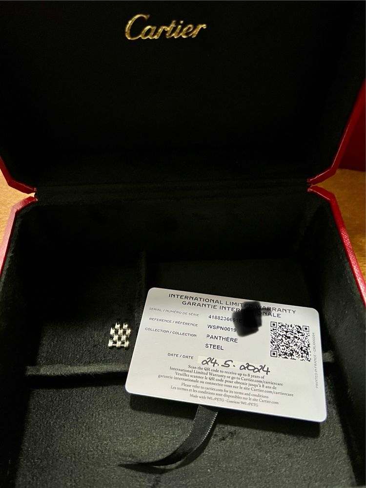Часовник Cartier Panthere mini size