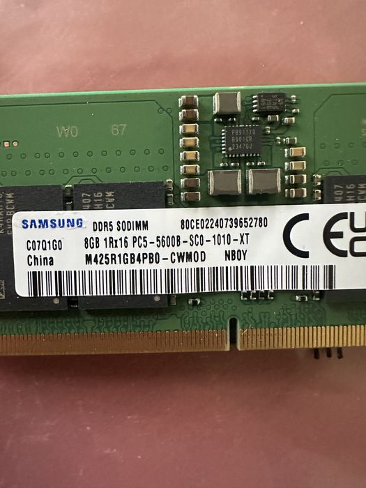 Ram laptop samsung ddr5 2x8gb 5600