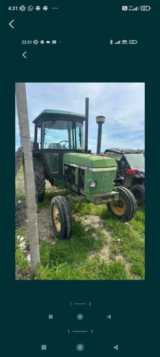 Dezmembrez tractor John Deere 1640 motor cutie punte fata roti monoblo