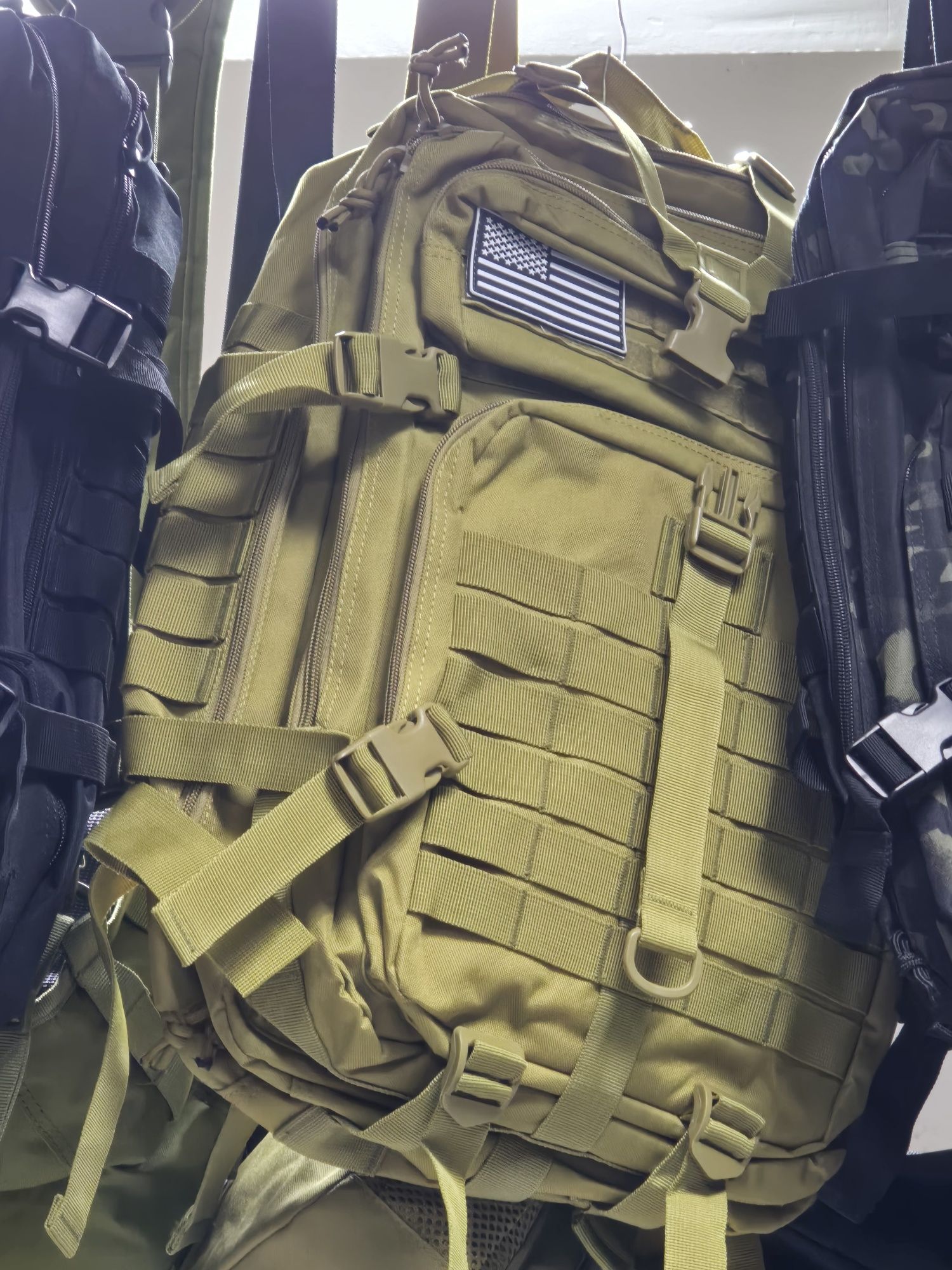 Раница 50L USA Assault, Черен/камуфлажен, PUBG COD Call of duty army 5
