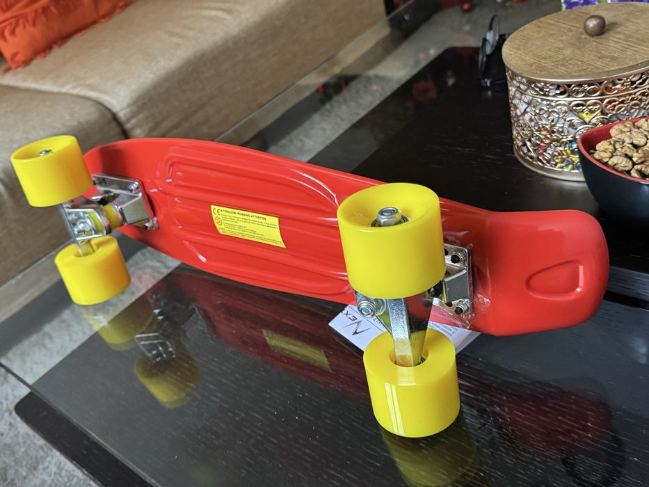 Penny Board Rosu, pentru copii si adulți