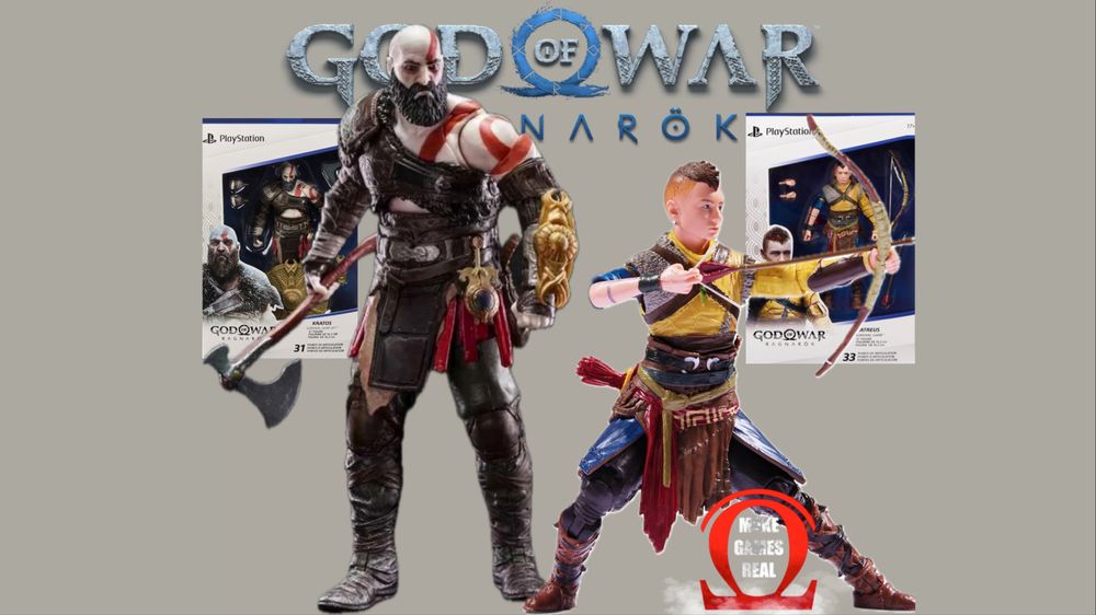 Екшън фигура God of War Ragnarok - Kratos & Atreus