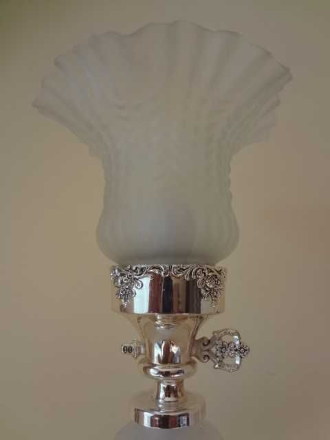 Гръцка лампа от метал и стъкло