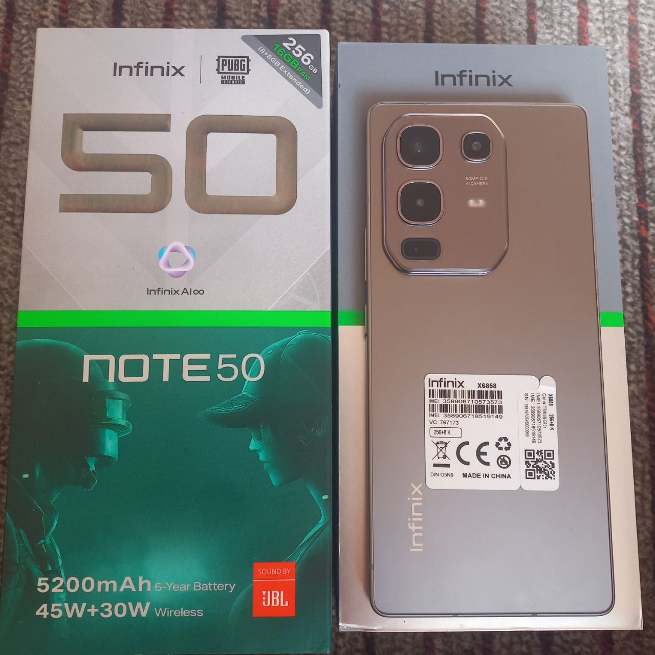 Infinix not 50 pro ideal yangi hali 5 kun buldi
