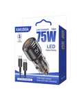 Incarcator Fast Charge 75W Auto Pentru Telefon Cablu Type C Lightening