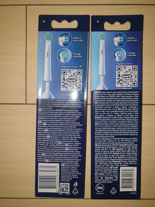 Set 4 Rezerve oral b kids pt copii