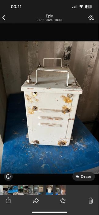 Продам понижающий трансформатор 380/320