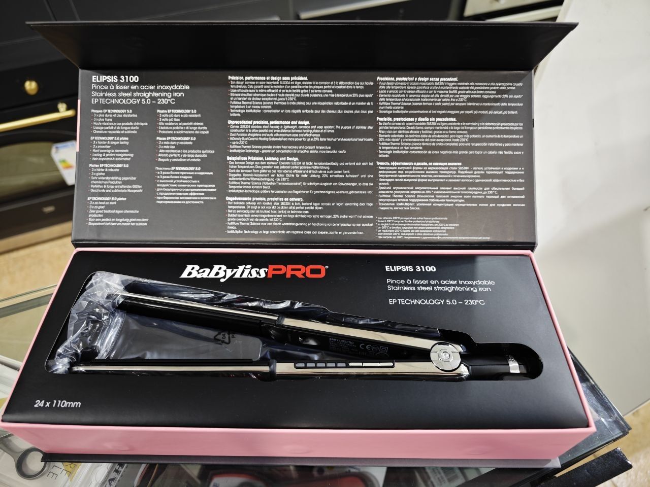 Выпрямитель плойки  для волос от фирмы Ga.ma  Babyliss Pro